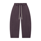 Unisex Mineral Wash Barrel Leg Pants